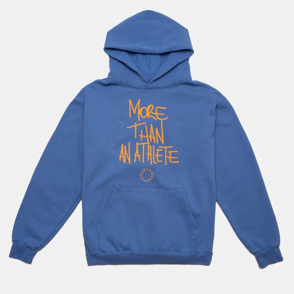 UNINTERRUPTED- More Than An Athlete Blue Hoodie Sweatshirt Lebron James Casual